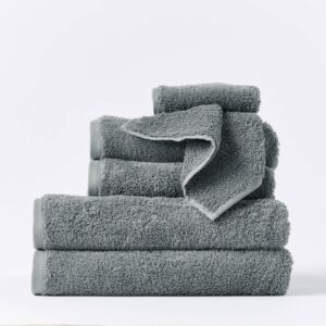 Plush Long-Loop Organic Cotton Towel Set - Fossil