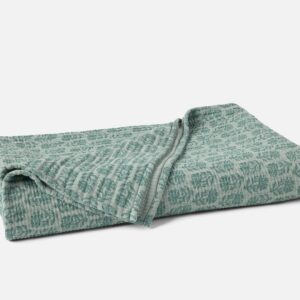 Fawn Chrysanthemum Matelasse Printed Organic Percale Coverlet