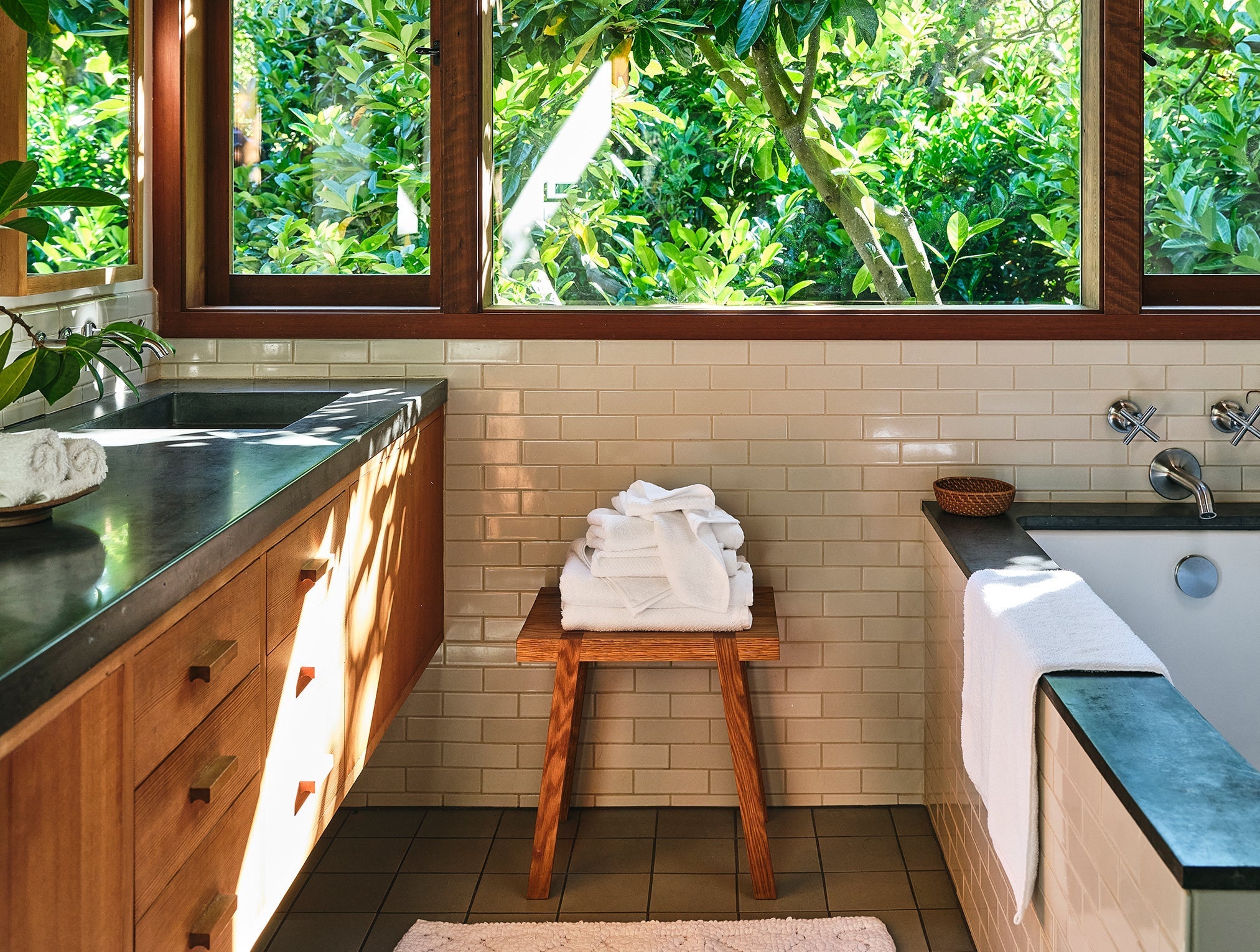 Quick-Dry Twill Organic Cotton Towels - Alpine White - Image 2