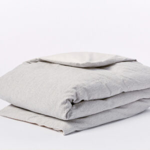 Alpine White Organic Percale Duvet Cover for Bedroom Styling